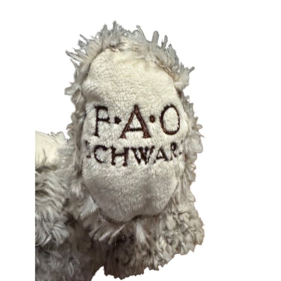 FAO Schwarz Bears With A Cause Gray Plush Teddy Bear With Plaid Bowtie 2017 - Picture 4 of 9